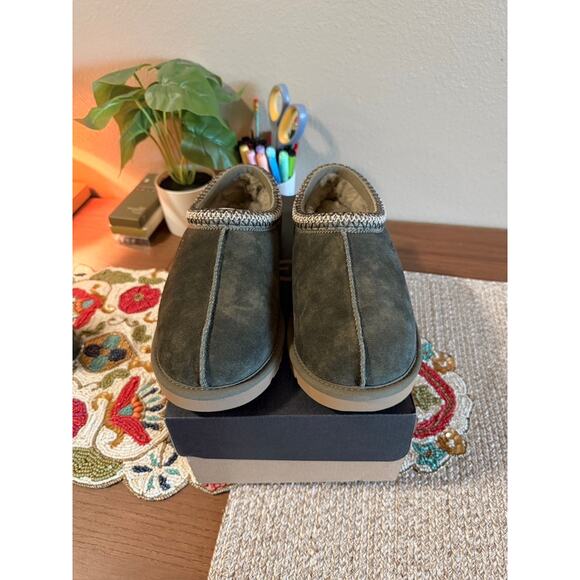 UGG Tasman Baxter Slipper Clog Burnt Olive Green Slip On Chestnut 1173810-BTOL main image 6